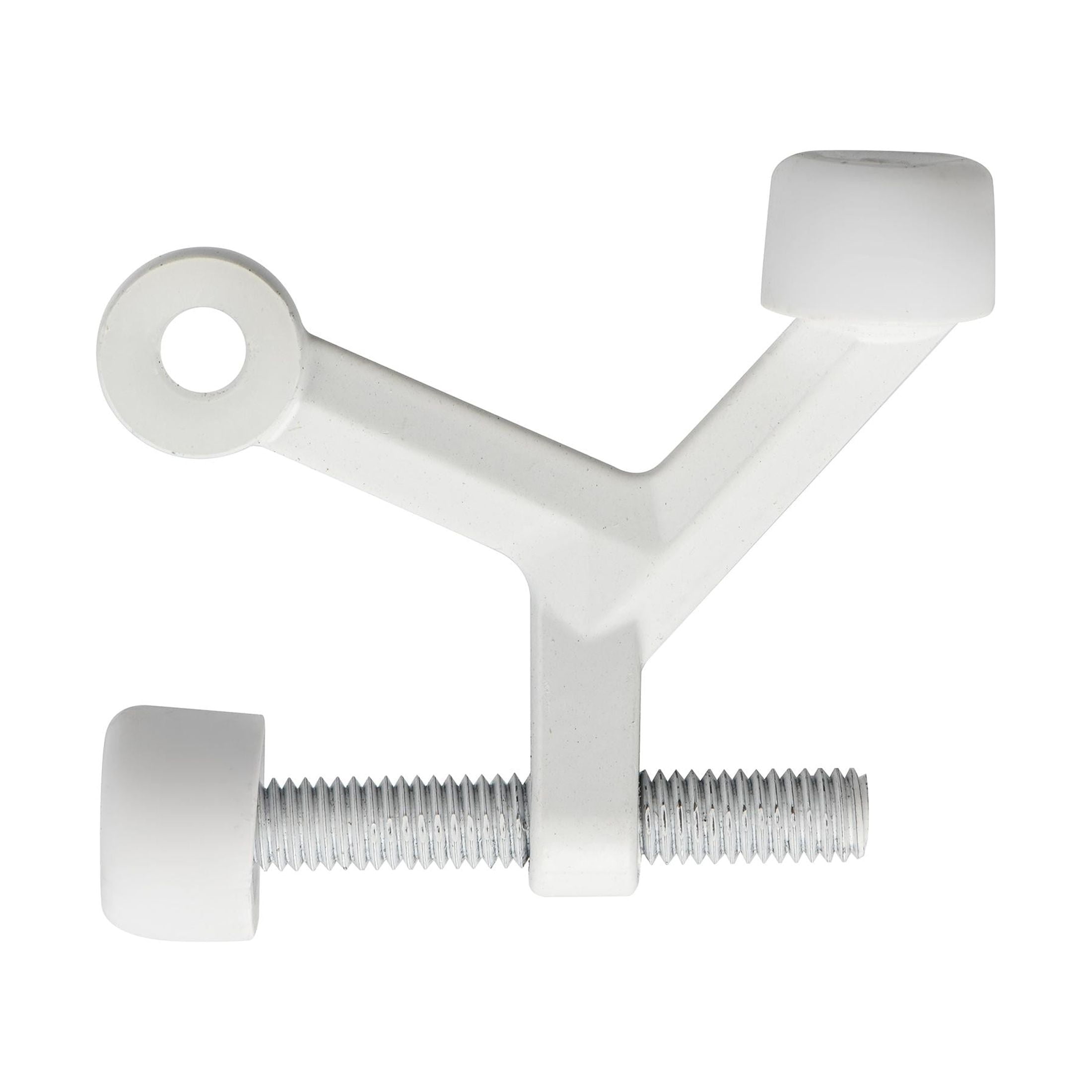 (3 pack) Hyper Tough New Hardware Hinge Pin Mounted Doorstop, White, 2.11 X 0.366 X 1.594 inch