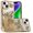 Gold, variant on Phone Case for Apple iPhone 14 Butterfly Freedom Shimmer Glitter Thick TPU Shockproof Anti Slip Durable Protective Design Cover Gold