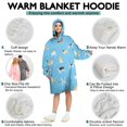 thumbnail image 5 of Wearable Oversized Blanket,Kirky Hasky Dalmatian Wearable Blanket Hoodie for Adults,Cozy Hooded Blankets with Super Pockets,Super Warm Fuzzy Pullover for Women & Men, 5 of 6