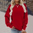 thumbnail image 4 of Chemises de Compression à Manches Longues pour Femmes Col Rond Chandail en Molleton Ample Surdimensionné Léger Tendance pour Femmes Grande Taille Gris m, 4 of 6