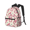 thumbnail image 2 of Lsque Bow With Sugar Skull Classic Casual Backpack - Large Capacity Water-Resistant Backpack for School, Work, Travel, and Outdoor Activities, 2 of 8