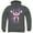 Charcoal, variant on Rick and Morty Ricks Gym Unisex Adult Pull-Over Hoodie, Ricks Gym, Small