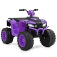 thumbnail image 3 of CIPACHO 24V Kids Ride-On Electric ATV with Wireless Connection for Toddlers 3-8 Years Old, Battery Powered Electric Ride on Car, 4-Wheeler Quad Car Toy, Purple, 3 of 4