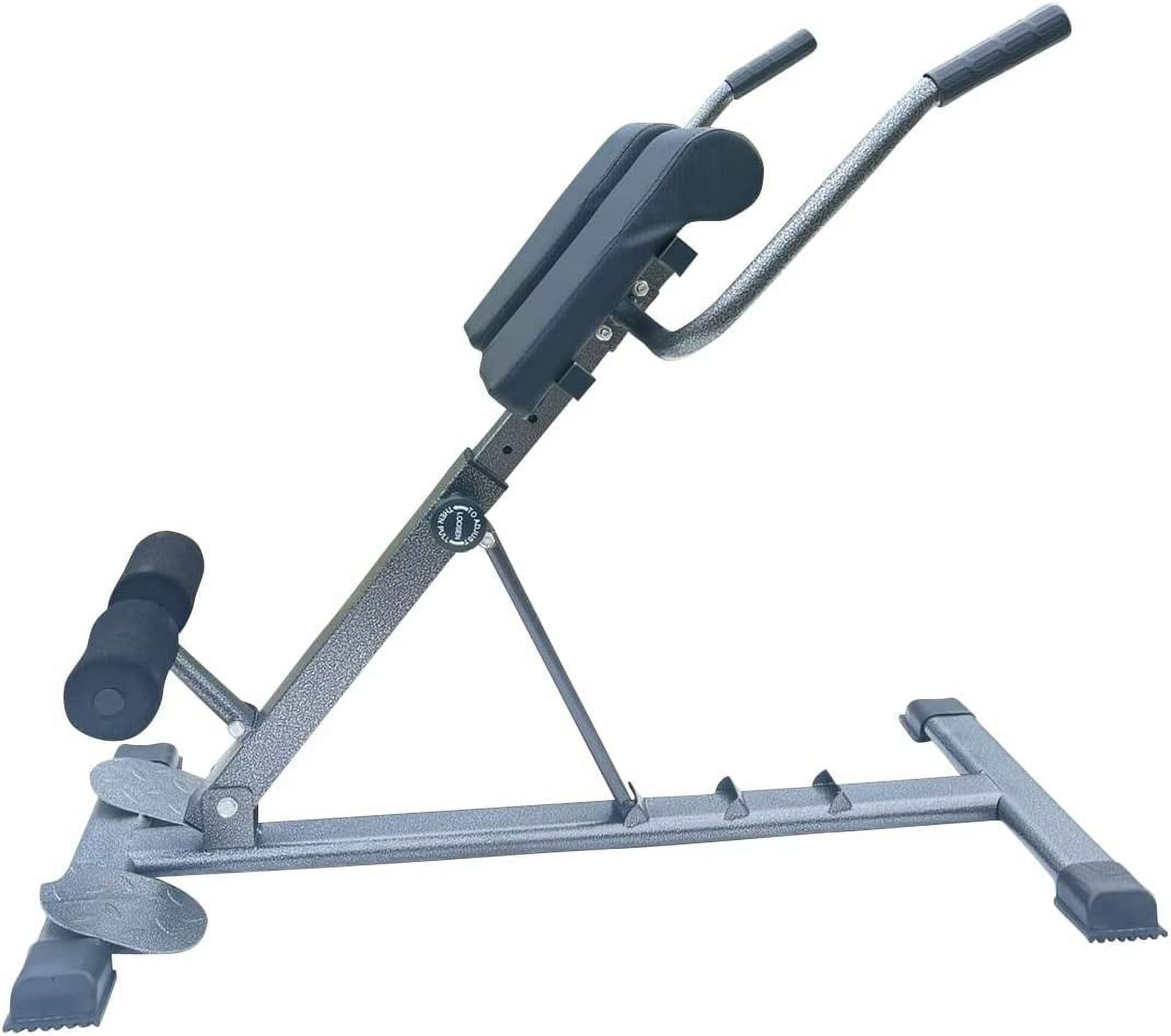 IRON FIT Roman Chair Hyper Bench Back Extension - Full Body Exercise Hyperextension Adjustable Home Gym - AB Sit Up Bench Core Trainer, Abdominal Strength Training Equipment Lower Body Leg Workout