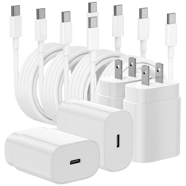 Cargador Essri de carga rápida de 25 W para iPhone 16/15 con 4 cables