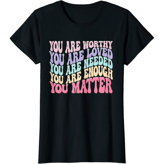You Matter Kindness Be Kind Groovy Mental Health Awareness T-Shirt