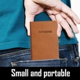 thumbnail image 4 of Cuaderno a7 Estudiante que aprende el libro portátil Bloc de notas mini libro de bolsillo simple, marrón, 4 of 5