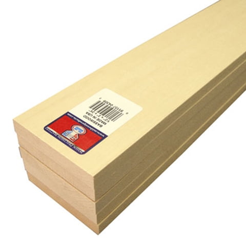boards lumber 3/8 surface 4 sides 36" Basswood 