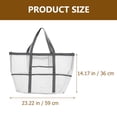 thumbnail image 2 of WRISTBIQUE Portable Mesh Shower Tote for Beach Adventures 1Pack, 2 of 6