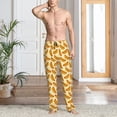 thumbnail image 2 of Fotbe Hot Dog 3 Pantalones de Pijama para Hombre, Pantalones de Dormir, Pantalones de Casa con Cintura Ajustable y Bolsillos-Medium, 2 of 6