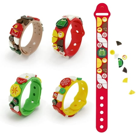 Bloc de Construction Bracelet Créatif Bâtiment Bricolage Bracelet Réglable  Bracelet Jouet Anniversaire Cadeau du Nouvel An Pour les Enfants