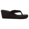 thumbnail image 4 of Flojos Tongs Olivia pour Femmes, Noir, 5, 4 of 4