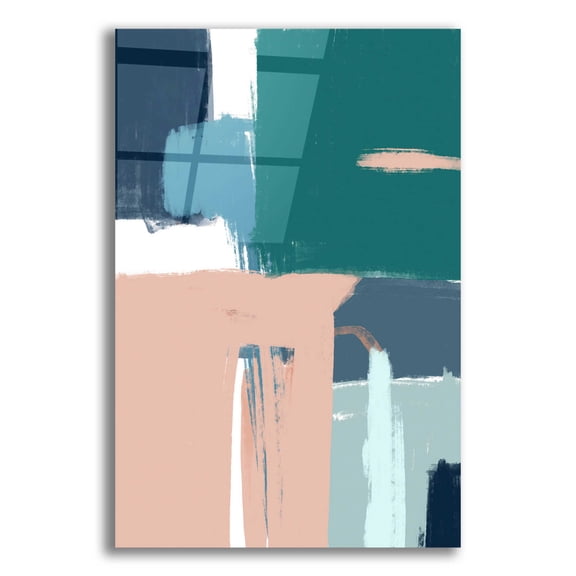 Epic Art 'Abstract Elements' by Christov Art, Acrylic Glass Wall Art, 12"x16"