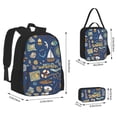 thumbnail image 2 of Balery Marine Nautical Mochila Escolar 3 en 1 para Niños - Mochila Resistente con Lonchera Térmica y Estuche - Mochila Escolar para Niños y Niñas, 2 of 7