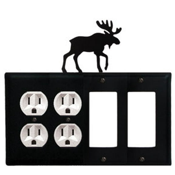 Moose Double Outlet CUSTOM Product Double GFI CUSTOM Product Cover