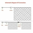 thumbnail image 5 of String Lights, 2M x 3M 210 LED Linkable Design Net Mesh Fairy String Light Ideal for Indoor Outdoor Home Garden Christmas Party Wedding, 5 of 5