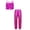 Hot Pink, variant on Haitryli Kids Girls Ballet Modern Jazz Latin Ballroom Dance Outfit Shiny Sequin Camisole Crop Tops with Pants Set Hot Pink 10