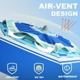 thumbnail image 4 of AMMSUN 7ft Heavy Duty High Wind Beach Umbrella Parasols with sand anchor & Tilt Sun Shelter, UV 50+ Protection Outdoor Sunshade Umbrellas Carry Bag for Patio Garden Pool Backyard Multicolor, 4 of 10
