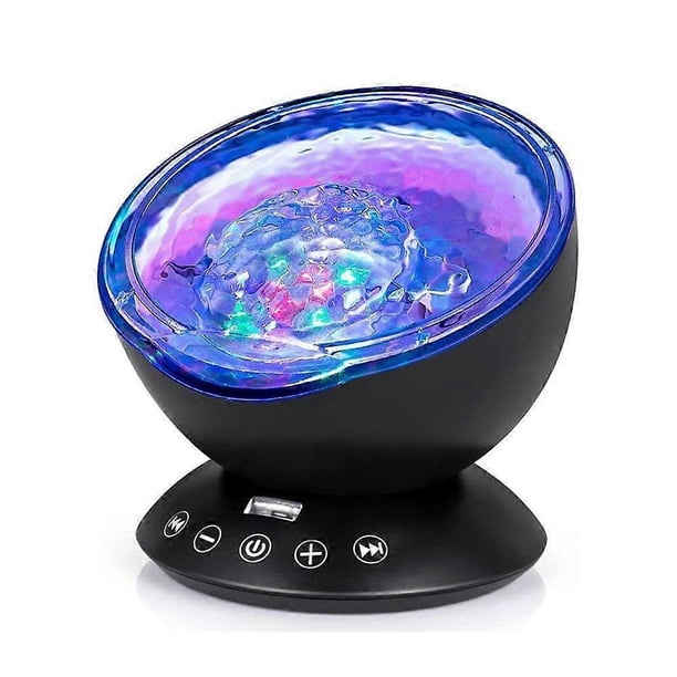 Bright Autism Calming Sensory Sea Lamp - Night Light Projector for Kids ...