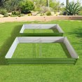 thumbnail image 3 of Garden Pots 6 x 3 x 1 ft (2 pack) Metal Garden Bed,Outdoor Planter Box Metal Patio Kit Planting Bed for Vegetables Flowers Herb,Green,Planters For Outdoor Plants, 3 of 6