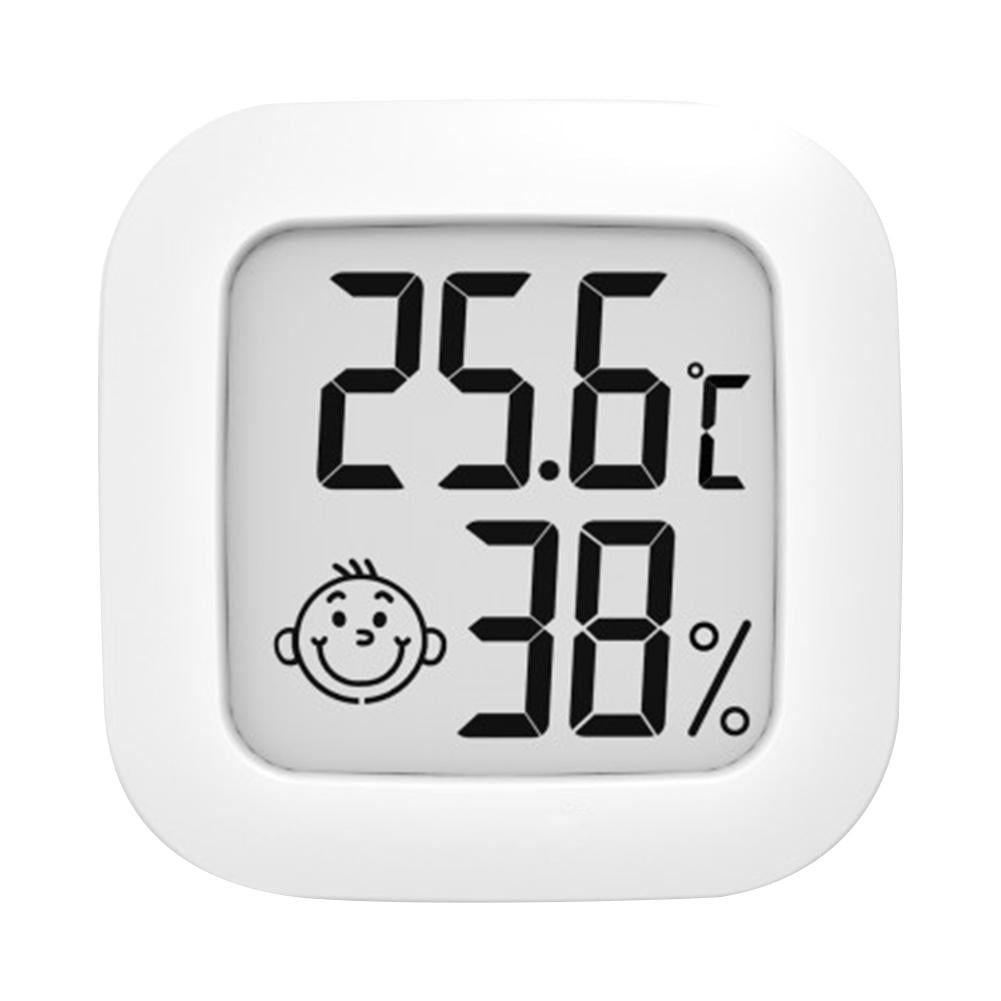 MITIR Digital Accurate Indoor & Outdoor Temperature Humidity Monitor Hygrometer Hygrothermograph Room Thermometer with Clock Backlight Easy to Carry for Home Batteries Included Office Greenhouse 