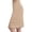 Khaki, variant on Half Slips for Women Elastic Waist Lace Hem Knee Length Underskirt Dress Extender