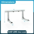thumbnail image 3 of Costway 18" Heavy-Duty Mini Split Wall Mounting Bracket with Adjustable Crossbar & Levlers, 3 of 9