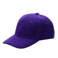 thumbnail image 2 of Wuffmeow Men Women Plain Baseball Cap Unisex Curved Visor Hat Hip-Hop Adjustable Peaked Hat Visor Caps, 2 of 6