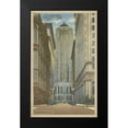 thumbnail image 2 of Unknown 17x24 Black Modern Framed Museum Art Print Titled - Chicago- La Salle Street, 2 of 5
