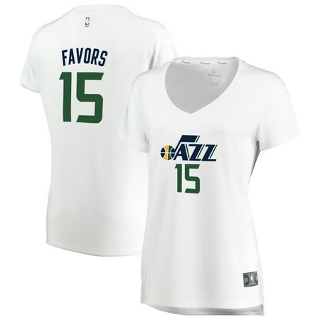 Derick Coleman Jersey Derrick Favors Utah Jazz Fanatics Branded Women's Fast Break Replica Jersey White - Association Edition ()