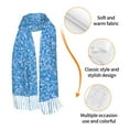 thumbnail image 3 of Shawl Wraps for Women - Blue Glitter lightning C Oversized Fall Winter Fashion Blanket Scarf for Women, 3 of 6