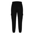 thumbnail image 4 of Plebaso Cargo Jogger Pants for Men Drawstring Casual Joggers Mens Outdoor Sports Trousers with Pockets, 4 of 6