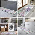 thumbnail image 2 of Pioneer Flower Floral Print Pattern Kitchen Rug Mat,Kitchen Runner Rugs Non Skid Washable,Decorative Kitchen Floor Mats for Kitchen,Sink,Laundry,17"X47", 2 of 5