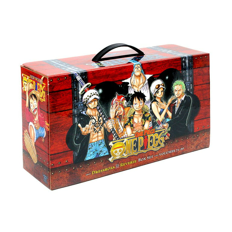 One Piece Box Sets 1, 2, 3 & 4 w/Color Compendiums 1, 2 & 3