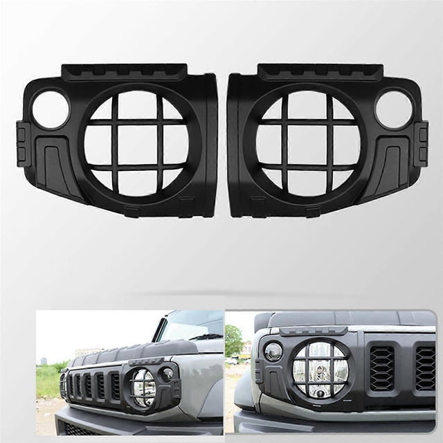 2Pcs Car Front Headlight Cover for Suzuki Jimny JB64 Sierra JB74W 2019-2023 Modified Headlight Prote