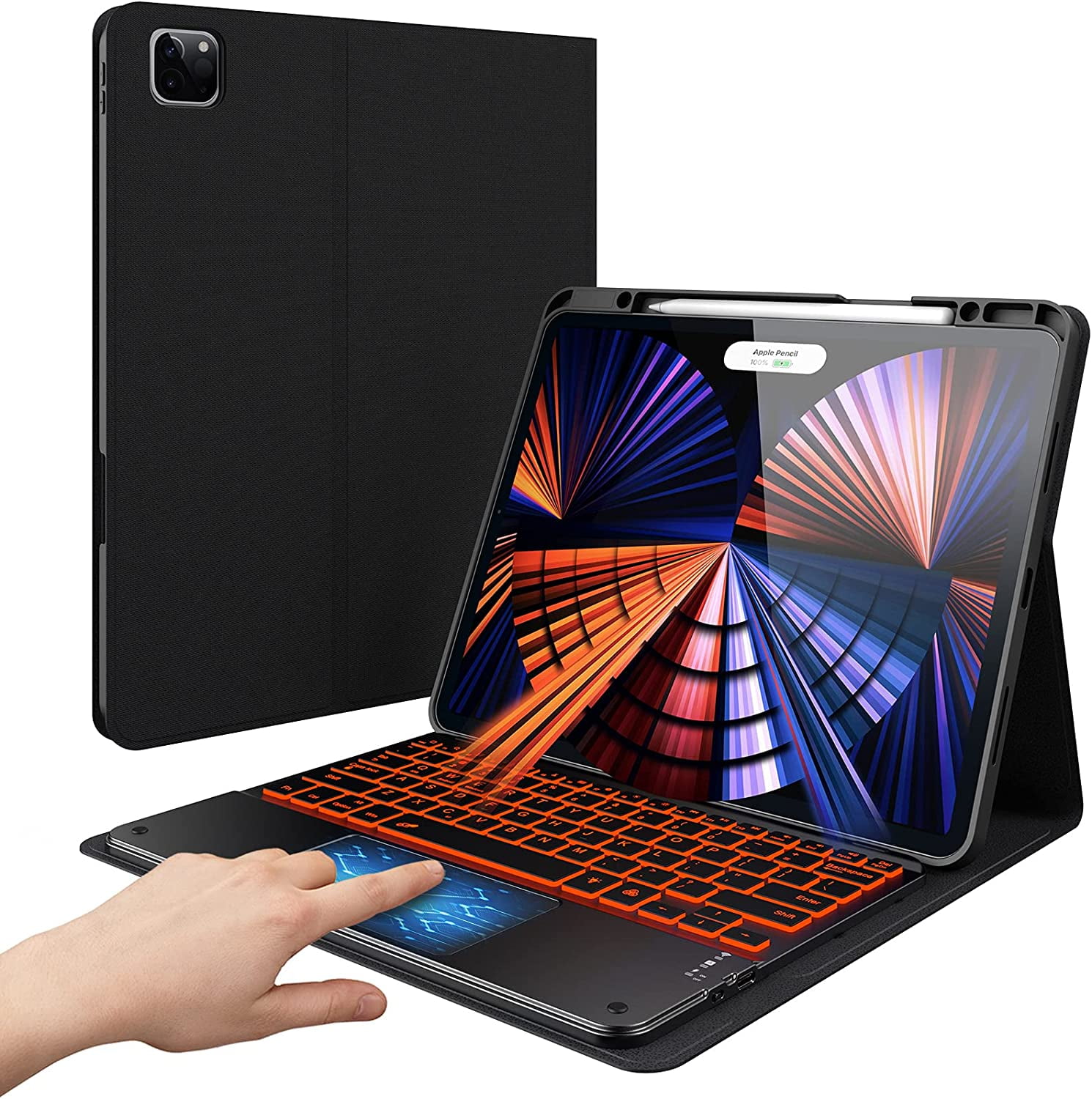 Typecase Keyboard Case for iPad Pro 12.9 inch, 2021 5th 2020 4th 2018