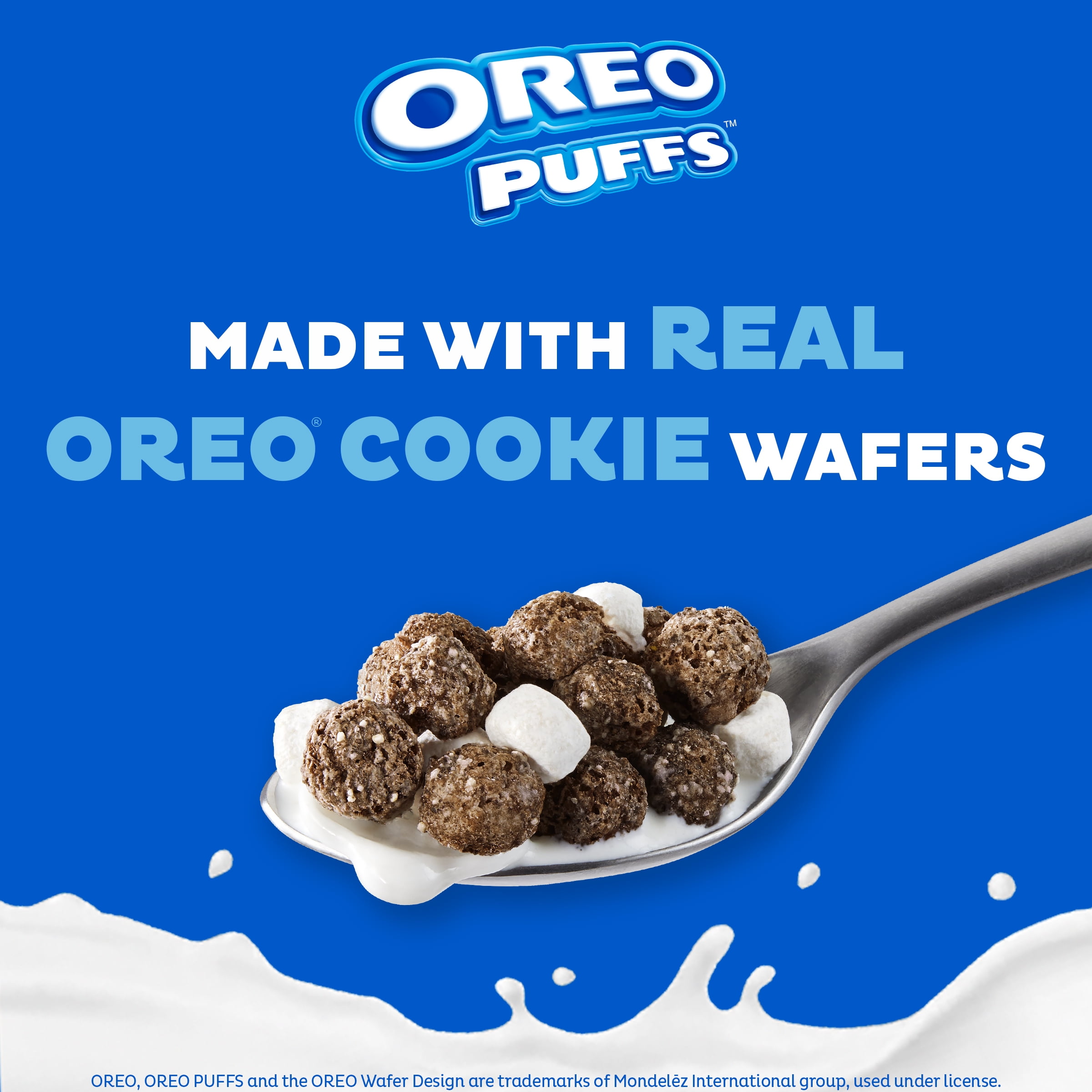 Post OREO PUFFS™ Cereal, Crunchy Chocolatey Breakfast, 16.5 oz Box