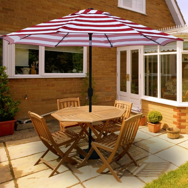 Abble Crank And Tilt 9 Market Umbrella Walmart Com Walmart Com