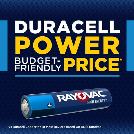 Rayovac High Energy AAA Batteries (8 Pack), Alkaline Triple A Batteries