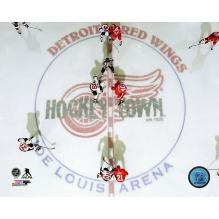 - Opening Face-Off- Last game at Joe Louis Arena- April 9 2017 Photo Print