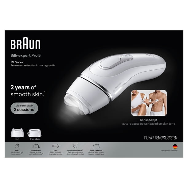 Braun Silk·expert Pro 5, PL5145 Women & Men's IPL, At-Home Long