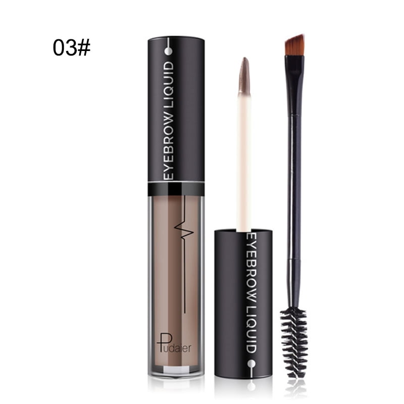 Eyebrow Enhancers Brush Kits Waterproof Eyebrow Gel Pigments Liquid Tattoo Tint Makeup Tool New Pudaier 24 Hours Waterproof Non-Fading Semi-Permanent Magic Eyebrow Cream 3
