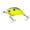 Black Back Chartreuse, variant on Yo-Zuri 3DR-X Flat Sided Floating Crankbait 2.125" Red Crawfish