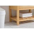 thumbnail image 5 of Elegant Decor Clement 36" Aluminum MDF Single Bathroom Vanity in Natural Wood, 5 of 8