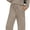 A Coffee, variant on LMSOBT Two Piece Sets for Women Fall Travel Vacation Outfits 2026 Long Sleeve Lounge Sets Side Slit Wide Leg Pants