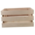 thumbnail image 4 of FUTUREORYY 1PC Wooden Storage Box Brown Storage Solution for Study Room, 4 of 8