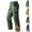 Green, variant on Cotton Cargo Tactical Pants For Men Elastic Waist Multi-Pocket Fleece Lined Work Outdoors Hiking Pants Gray L
