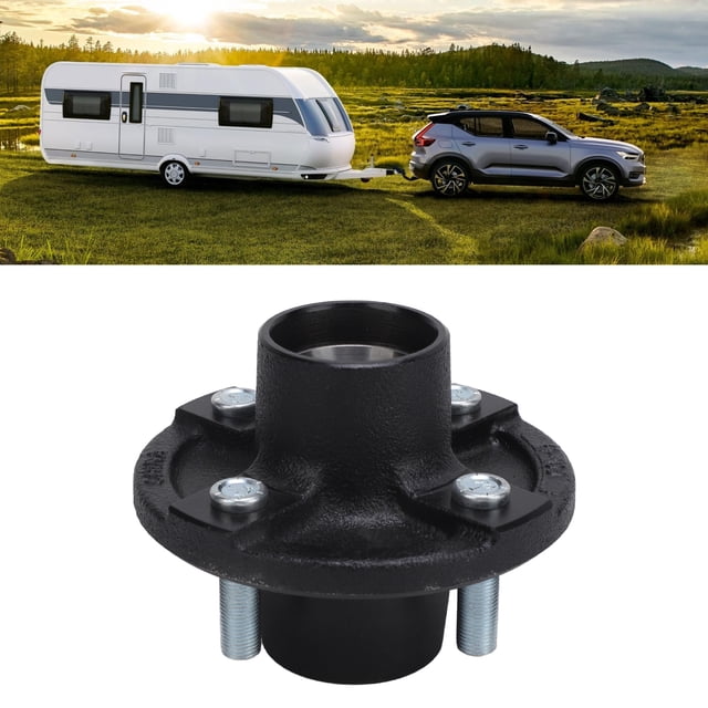 Kit De Buje Tensor De Remolque, Rodamiento De Alta Carga Estable Kit De Buje De Remolque De Seguridad Mejorada 4 En 4 Pulgadas Para Ejes Rectos De Remolque De 2000 Libras 1 Pulgada