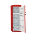 thumbnail image 2 of Unique 310L Candy Apple Red Top Mount Refrigerator, 2 of 19