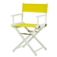 thumbnail image 1 of Casual Home 18"" Director'S Chair White Frame With Yellow Canvas, 1 of 2